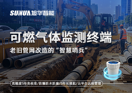 老旧管网改造的“智慧哨兵”：可燃气体监测终端如何重塑地下安全防线